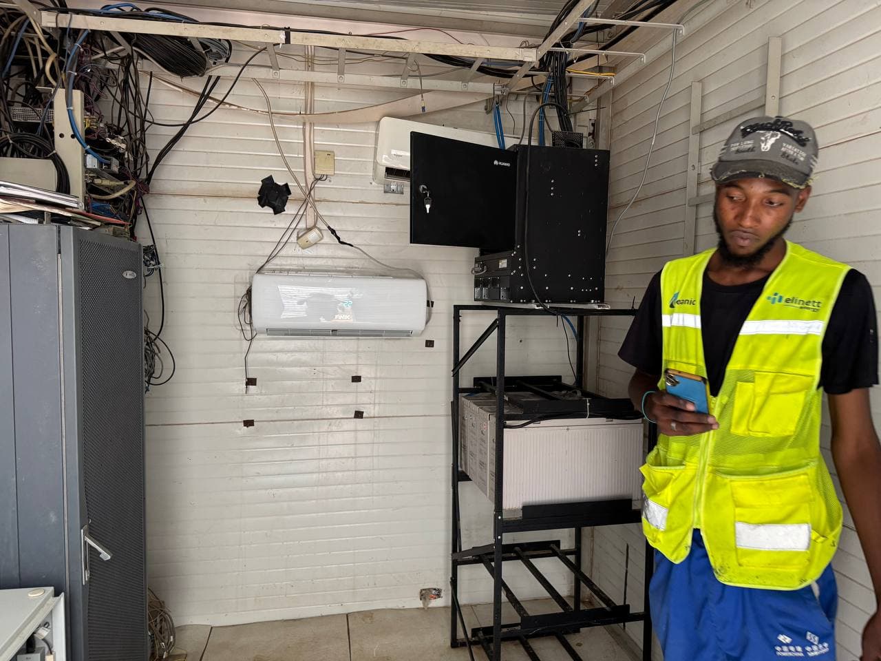Industrial solar installation
