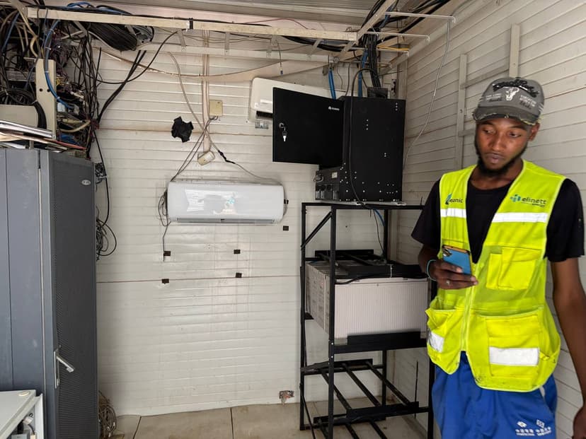 Industrial solar installation