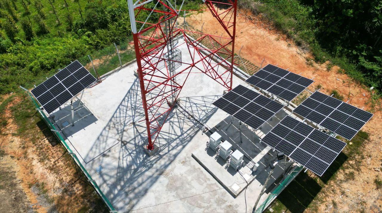 Utility-scale solar installation